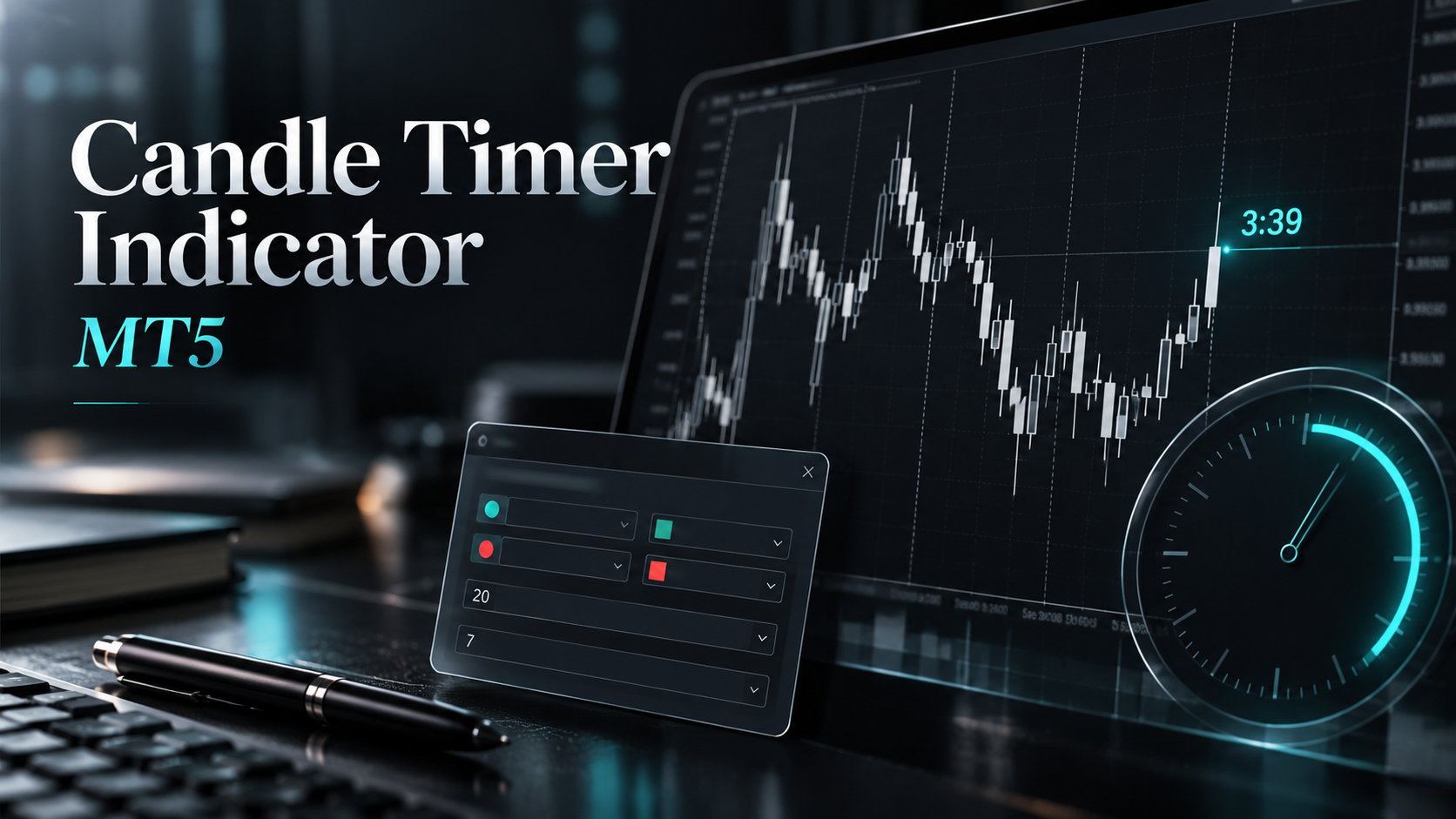 Candle Timer Indicator для MT5: как отслеживать время до закрытия свечи