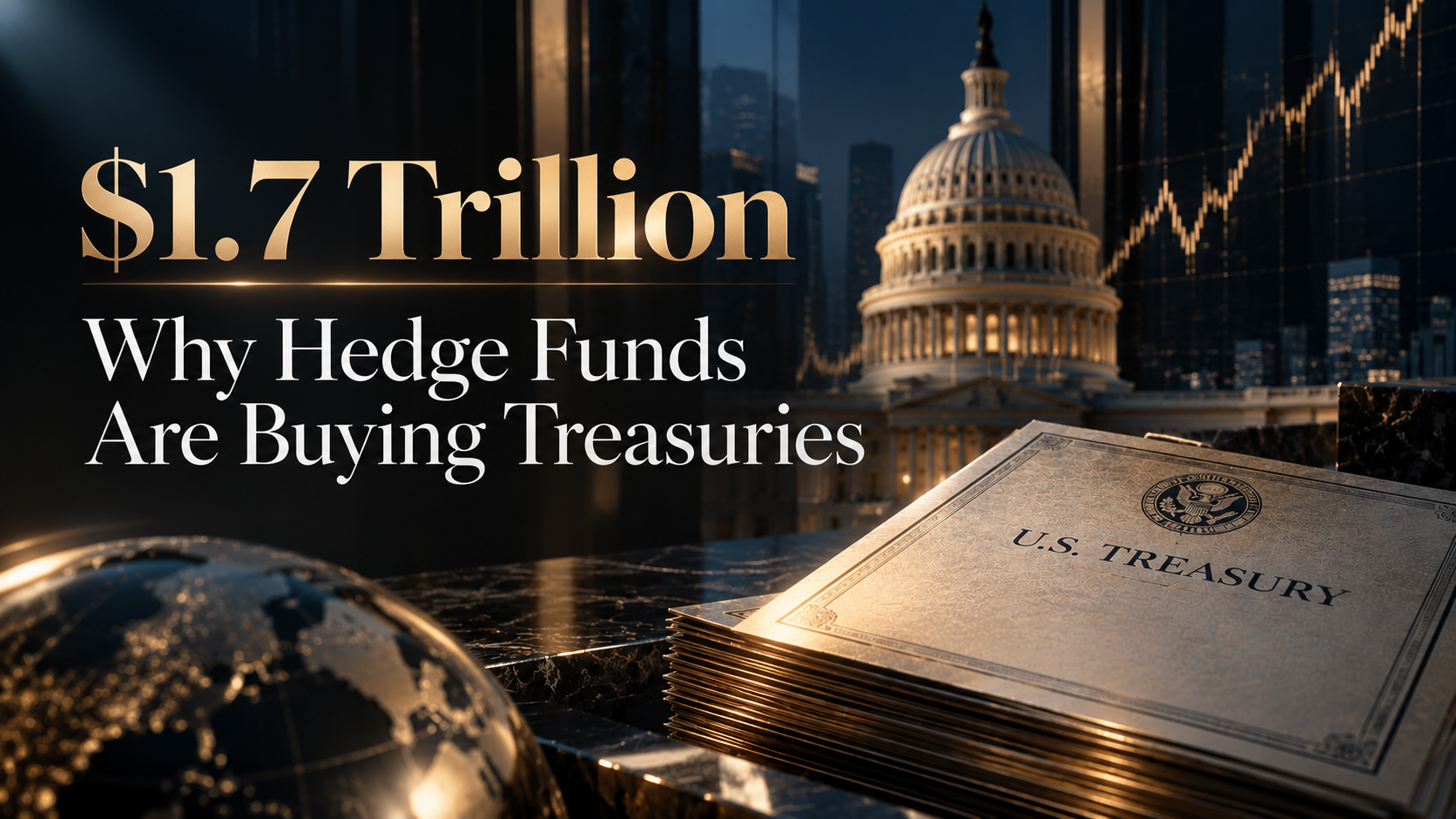 Хедж-фонды скупили $1,7 трлн Treasuries: почему рынок госдолга США становится уязвимее