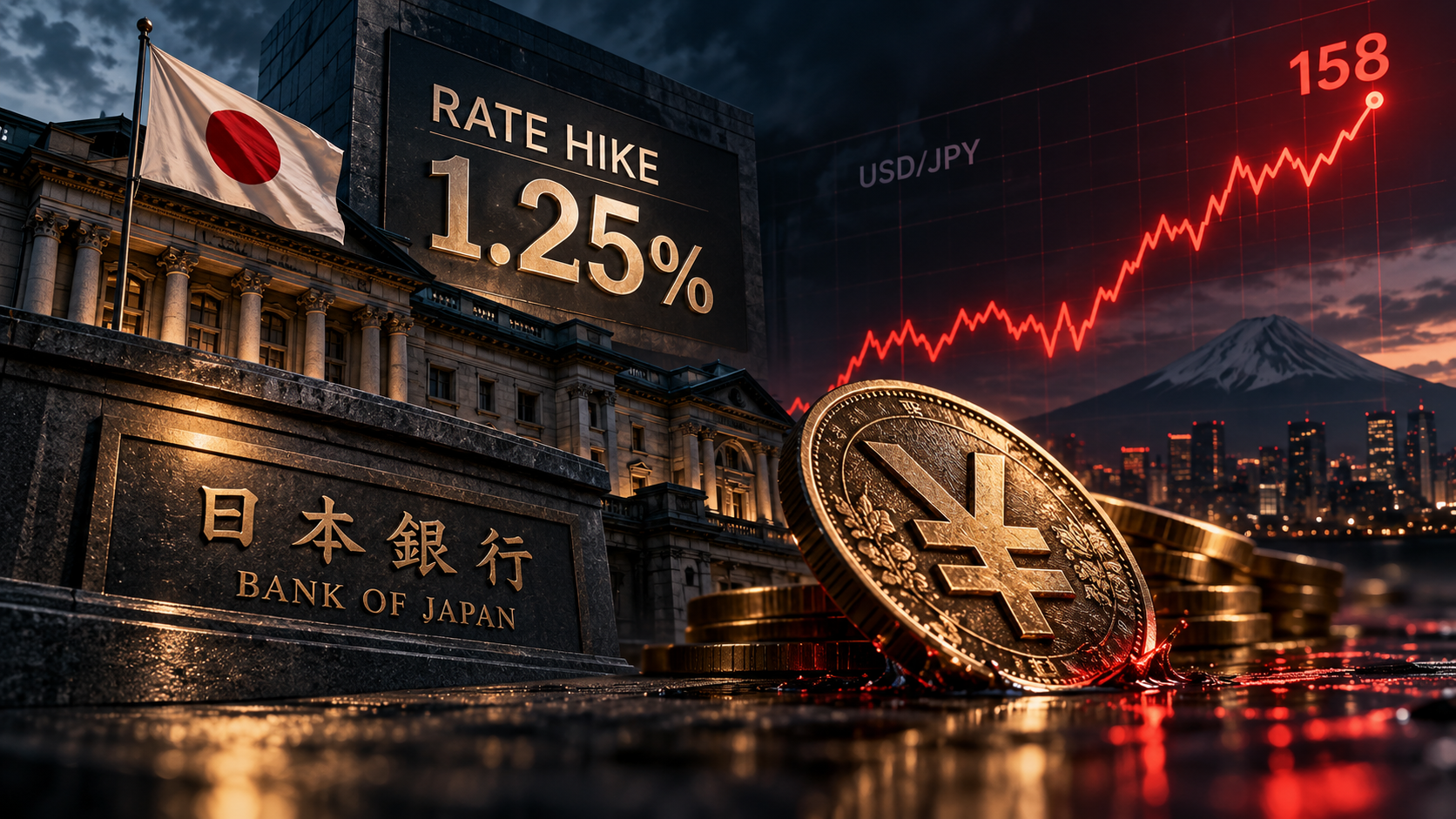 Банк Японии повысил ставку до 1,25%, но иена упала: что происходит с carry trade