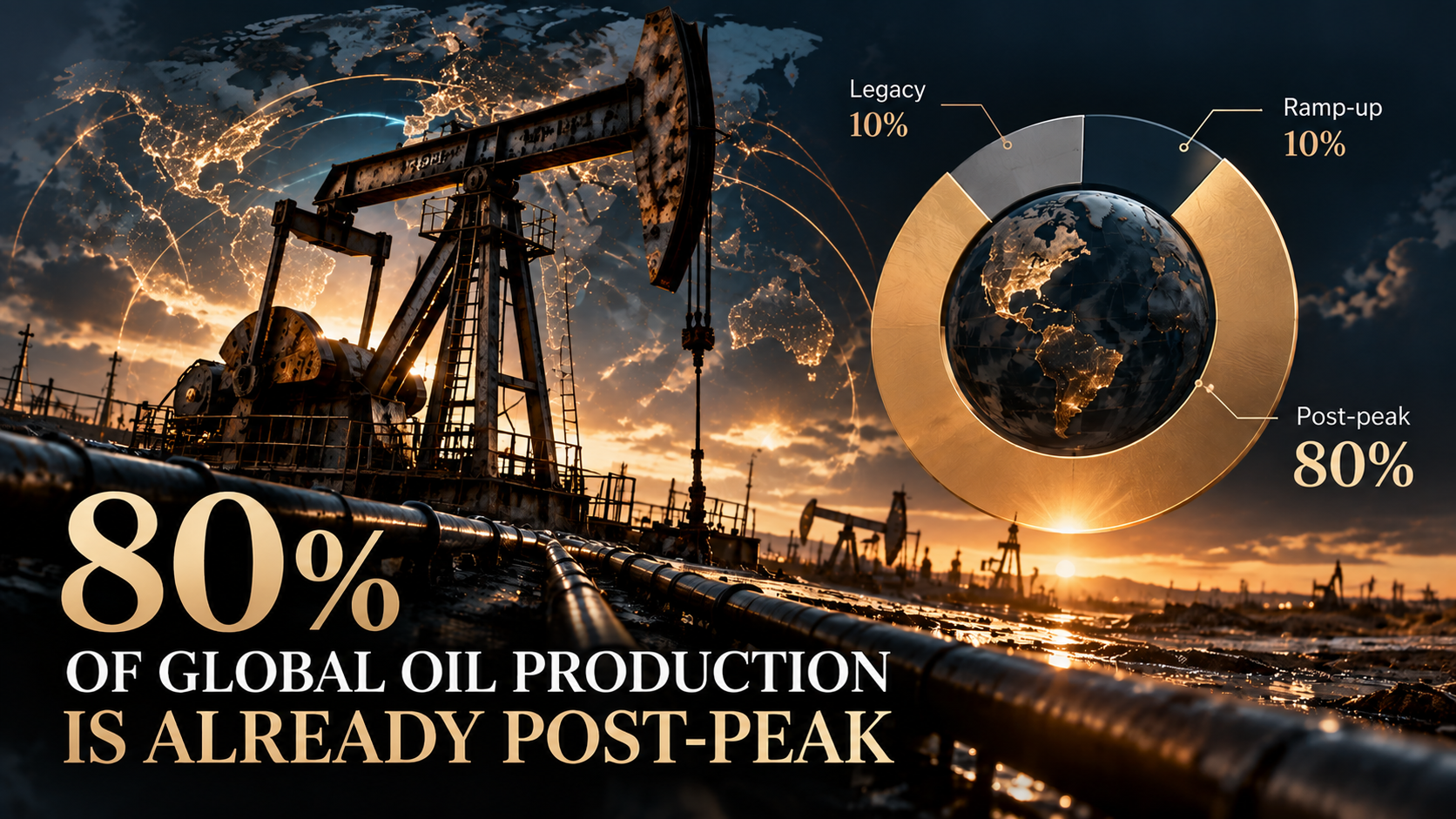80% мировой добычи нефти — уже после пика. Почему это важно