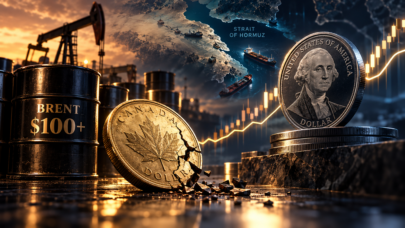 Почему USD/CAD растет, несмотря на дорогую нефть? Три причины ослабления канадского доллара