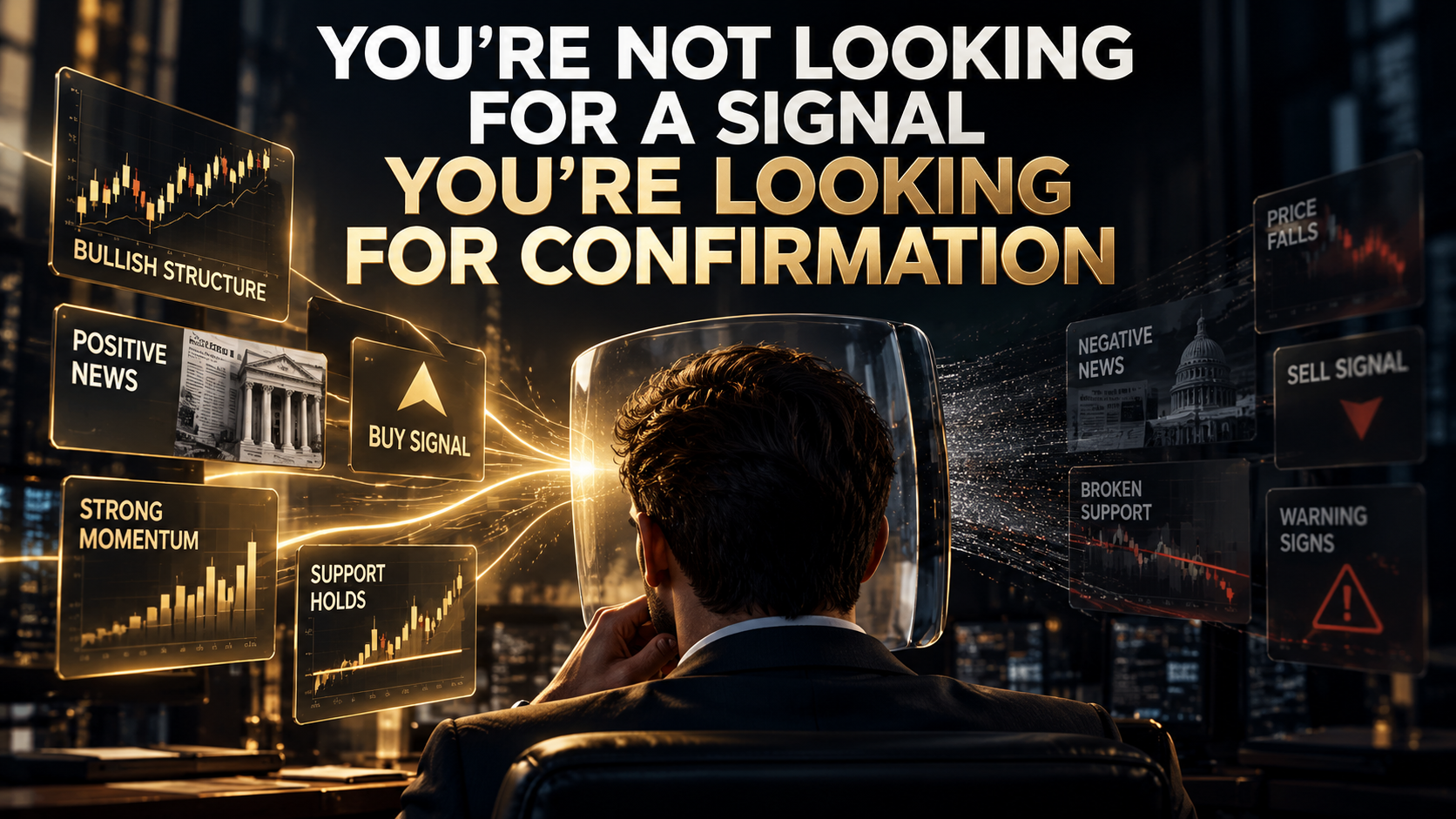 Ты не ищешь сигнал — ты ищешь подтверждение: как confirmation bias искажает торговые решения