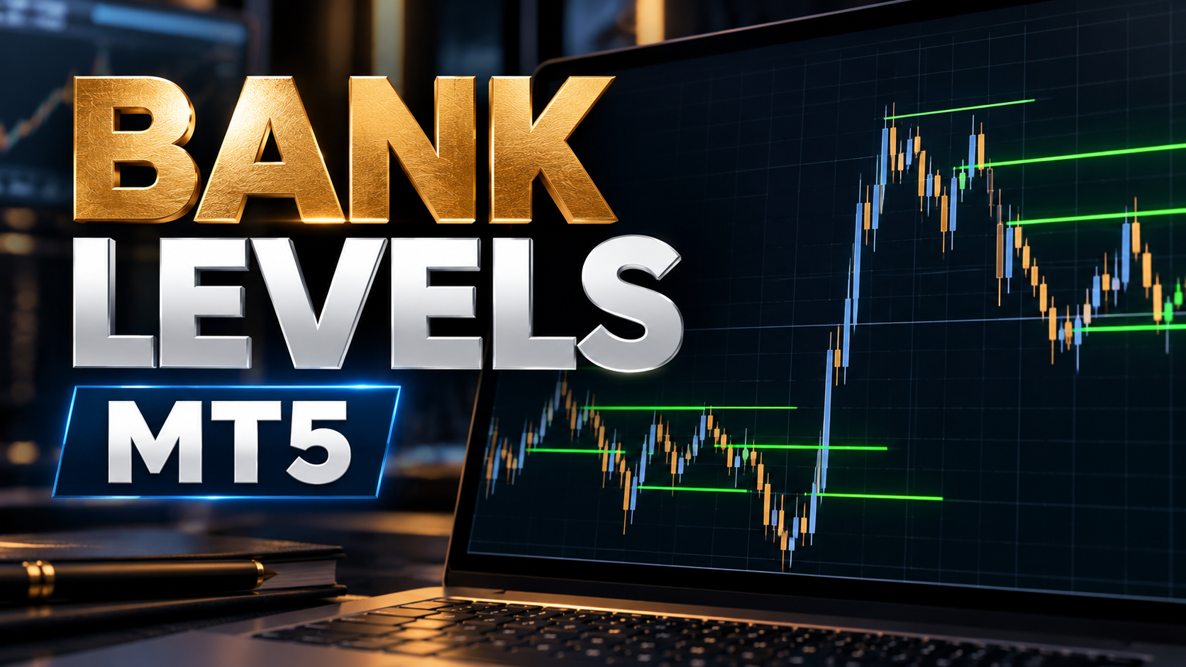 Bank Levels Indicator for MT5: how to find key levels and use them in trading